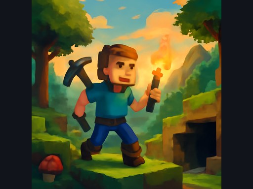 Royal Steve Survivalcraft Easy Html5 - Free HTML5 Browser Game